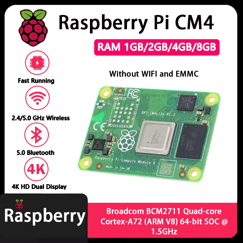 Raspberry Pi CM4 1GB/2GB/4GB/8 - Raspberry Pi Cm4 8Gb Ram 32Gb Emmc Wifi 评论和价格